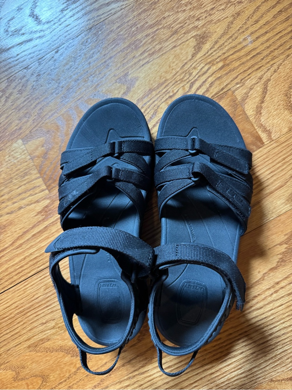 Teva Black Multi-Strap Sandals